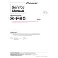 PIONEER S-F60/SXTW/EW5 Service Manual