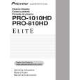 PIONEER PRO-810HD Owners Manual