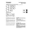 PIONEER CT-S710 Owners Manual
