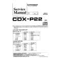 PIONEER CDX-P22 Service Manual