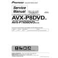 PIONEER AVX-P8DVD/UC Service Manual