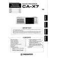 PIONEER CA-X7 Owners Manual