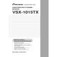 PIONEER VSX-1015TX-K/KUXJC Owners Manual