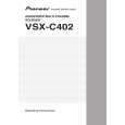 PIONEER VSX-C402 Owners Manual