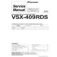 PIONEER VSX-409RDS/MYXJIGR Service Manual