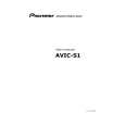 PIONEER AVIC-S1/XZ/EW5 Owners Manual