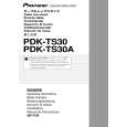 PIONEER PDK-TS30/WL5 Owners Manual