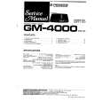 PIONEER GM4000 Service Manual