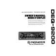 PIONEER DEQ-9200 Owners Manual