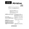 PIONEER PD5030 Owners Manual