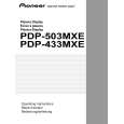 PIONEER PDP433MXE Owners Manual