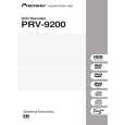 PIONEER PRV-9200/KU/CA Owners Manual