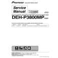 PIONEER DEH-P3800MP Service Manual