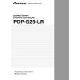 PIONEER PDP-S29-LR/WL Owners Manual