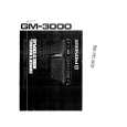 PIONEER GM3000 Owners Manual