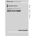 PIONEER DEH-P4770MP/XR/CS Owners Manual