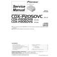 PIONEER CDX-P2050VCX1N Service Manual