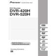 PIONEER DVR-520H-S/KU/CA Owners Manual