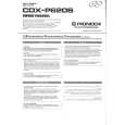 PIONEER CDXP620 Owners Manual