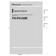 PIONEER FH-P4100R Owners Manual
