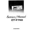 PIONEER CT-F750 Service Manual