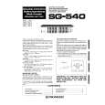 PIONEER SG-540 Owners Manual