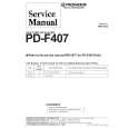 PIONEER PD-F407/WPWXJ Service Manual