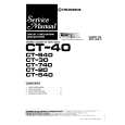 PIONEER CT-740 Service Manual