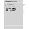 PIONEER DEH-3730MP/X1P/EW Owners Manual