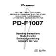 PIONEER PDF1007 Owners Manual