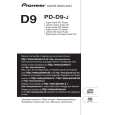 PIONEER PD-D9-J/WYXJ5 Owners Manual