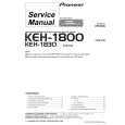 PIONEER KEH-1830/XM/EW Service Manual