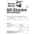 PIONEER SD-643HD5/KUXC/CA1 Service Manual