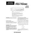 PIONEER PD7030 Owners Manual