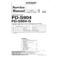 PIONEER PDS904/G Service Manual