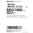 PIONEER DEH-1600 Service Manual