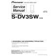 PIONEER S-DV3SW/XCN5 Service Manual