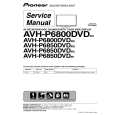 PIONEER AVH-P6850DVD/RI Service Manual