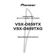 PIONEER VSX-D859TXG/HLXJI Owners Manual