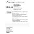 PIONEER IDK-80/XCN/WL5 Owners Manual