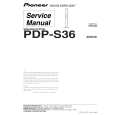 PIONEER PDP-S36/XIN/UC Service Manual