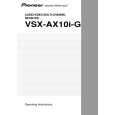 PIONEER VSX-AX10I-G/SF Owners Manual