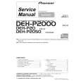 PIONEER DEH-P2050X1N Service Manual