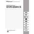PIONEER DVR-650H-S/TDRXV Owners Manual