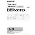PIONEER BDP-51FD/WPWXJ2 Service Manual