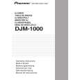 PIONEER DJM1000 Owners Manual