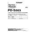 PIONEER PDS503 Service Manual