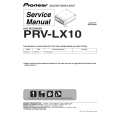 PIONEER PRV-LX10/WYV/RB Service Manual