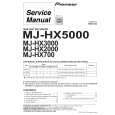 PIONEER MJHX2000 Service Manual