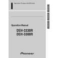 PIONEER DEH-3300R-2/XM/EW Owners Manual